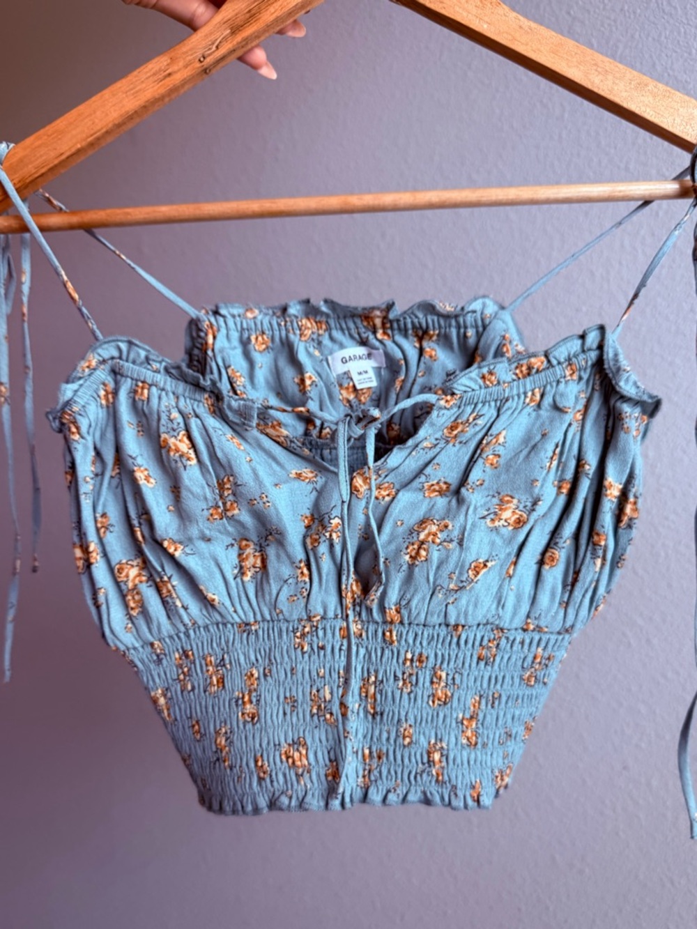 Garage Floral Crop Top